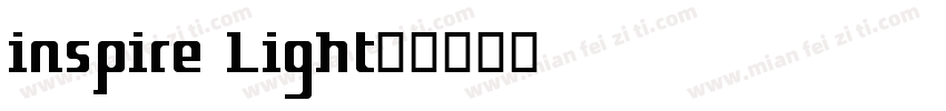 inspire Light字体转换